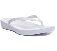 Fitflop E54-194 Iqushion Super Ergonomico Ciabatte Sandalo Donna Bianco EU 36-42