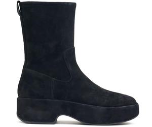 Fitflop F-luma Stretch Suede Demi-Wedge Mid-Calf Boots, Stivaletto Donna