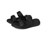 Fitflop Sandali da donna F-Mode Go Flatform regolabili a due barre Nero 38 EU