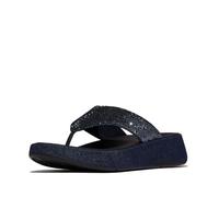 Fitflop F-Mode - Puntale in denim e Hotfix, blu, taglia 41