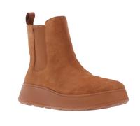 FitFlop F-Mode Stivali Pelle Scamosciata Zeppa Donna