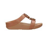 Fitflop - Fino Marbled-Stone H-Bar Slides - - Shoes - Donna - Marrone - 38 EU