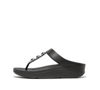 Fitflop Fino Mirror-dome Metallic-leather Toe-post Sandals SandaliDonna