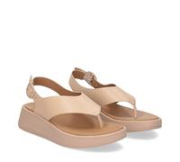 Fitflop - fitflop f-mode iy2-b41 toe post sandal beige - 39