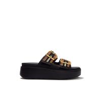 FitFlop FitFlop Gen-FF Max Buckle A righe Webbing Due Paracolpi eu41 Nero