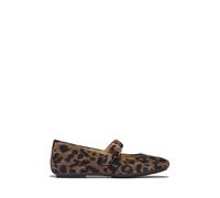 FitFlop FitFlop Scarpe Mary Janes Delicate in Suede Stampata Leopardo eu41 Marrone
