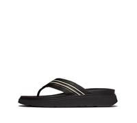Fitflop GEN-FF Infradito da uomo a righe, mix nero, taglia 44, Mix nero., 46 EU