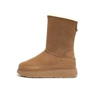Fitflop Gen-FF-Stivali Corti in Montone Double Face, Donna, Abbronzatura del Deserto, 36 EU
