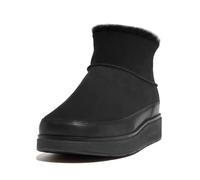 Fitflop Gen-Ff Ultra-Mini Double-Faced Shearling Boots, Stivaletto Donna, All Black, 41 EU