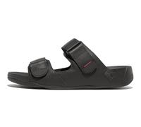 Fitflop Gogh Moc Slide In Leather, Sandali Punta Aperta Uomo, Nero (Black 001), 46 EU
