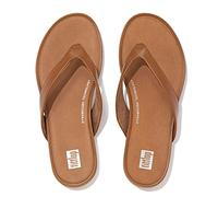 Fitflop Gracie Leather Flip-flops, Sandali bassi Donna, Light Tan Eo8 592, 38 EU