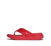 Fitflop Infradito da donna F-Mode Go Webbing Flatform Strappy, Rosso, 42 EU