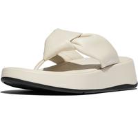 FitFlop Infradito da donna F-Mode Knot Soft-Leather Flatform Toe-Post Sandals IY1 EUR 39 Beige