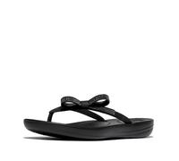 Fitflop Infradito da donna Iqushion Glitz-Bow, Nero, 37 EU