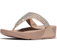 FitFlop Infradito da donna Lulu Maxi-Crystal Toe-Post Sandals E5U EUR 36 Beige