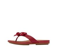 FitFlop Infradito donna Gracie Flower in pelle, Bacche bruciate, 10