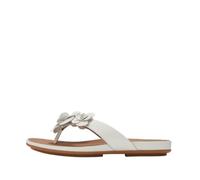 FitFlop Infradito donna Gracie Flower in pelle, Bianco (urban white), 6