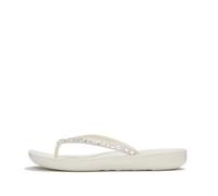 Fitflop Infradito ergonomiche da donna Iqushion multi-cristallo, crema, 41 EU