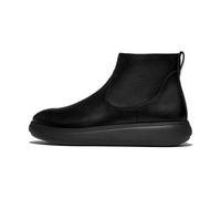 Fitflop - IQ-Comff Stivaletti alla Caviglia con Zip in Pelle - - Shoes - Donna - Nero - 39 EU
