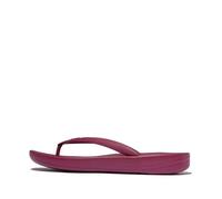Fitflop iQCushion, infradito ergonomiche da donna, leggere e confortevoli, con supporto naturale per arco plantare, Rubino, 39 EU