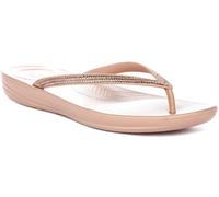 Fitflop Iqushion Ciabatte Infradito Ergonomiche Donna Beige Taglia UK 4-7