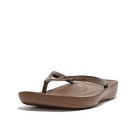 Fitflop iqushion Ergonomic Flip-Flops, Infradito Donna, Marron Bronze 012, 43 EU