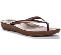 FITFLOP Iqushion Ergonomico Alto Rebound Air Schiuma Donna Sandali Bronzo UK 3 -