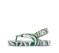 Fitflop Iqushion-Infradito ergonomiche Swirly Unisex-Bambini e Ragazzi, Blu, 25 EU