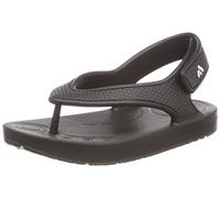 Fitflop Iqushion - Infradito unisex per bambini, ergonomiche, con cinturino, Nero, 25 EU