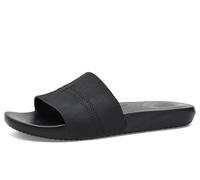 Fitflop Iqushion Mens Pool Slides, Sandali a Ciabatta Donna, Tutto Nero, 46 EU