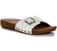FITFLOP Iqushion Regolabile Fibbia Urban Slip On Donna Slitta Bianco UK 3 - 8