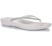 Fitflop Iqushion Sparkle Infradito Donna Super In Gomma Bianca EU 36-42