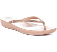 Fitflop Iqushion Sparkle, Infradito Donna, Beige Classico, 39 EU