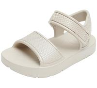 Fitflop Kids Iqushion Sandal with Backstrap Solid, Infradito Unisex-Bambini, Silver, 31 EU