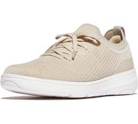 FitFlop Ladies Sneakers Super-Q Knit Slip-ON Laced JH9 EUR 38 Beige