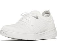 FitFlop Ladies Sneakers Super-Q Knit Slip-ON Laced JH9 EUR 38 Bianco