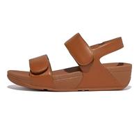 Fitflop Lulu Adjustable Leather Back-Strap Sandals, Sandali Donna, Tan, 38 EU