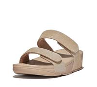 Fitflop Lulu Adjustable Shimmerlux Slides Beige - Taglia 40