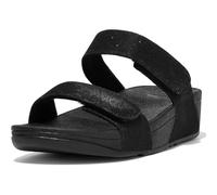 Fitflop Lulu Adjustable Shimmerlux Slides Nero - Taglia 40