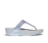 Fitflop Lulu Crystal Embellished Toe-Post Sandals, Sandali Donna, Blu, 41 EU