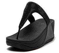 FitFlop Lulu Crystal Feather Original Fit Toe-post Sandali con zeppaDonna