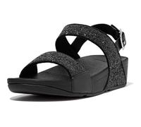 Fitflop Lulu Back-Strap Sandals, Sandali Donna, Glitter Nero, 37 EU