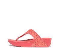 Fitflop Lulu Glitter Toe-Thongs, Sandali Donna, Corallo Rosa, 37 EU