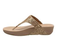 Fitflop Lulu Glitter Toe-Thongs, Sandali Donna, Oro Rosa, 37.5 EU