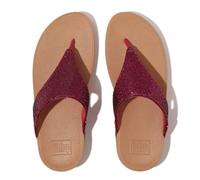 Fitflop Lulu Glitterball Toe-Post Sandali, Donna, Rosa, 40 EU