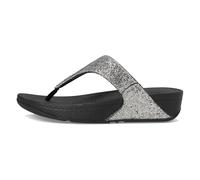 Fitflop Lulu Glitterball Toe-Post Sandals, Sandali Donna, Argento, 38 EU