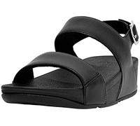Fitflop Lulu Leather Back-Strap Sandals, Sandali Donna, Tutto Nero, 40 EU
