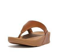 Fitflop Lulu Leather Toe Post, Infradito Donna, Light Tan, 40 EU