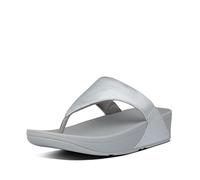 Fitflop - LULU LEATHER TOE POST - SILVER - Women - 7