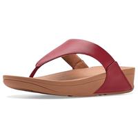 Fitflop Lulu Leather Toepost, Sandali Donna, Bacche Bruciate, 42 EU